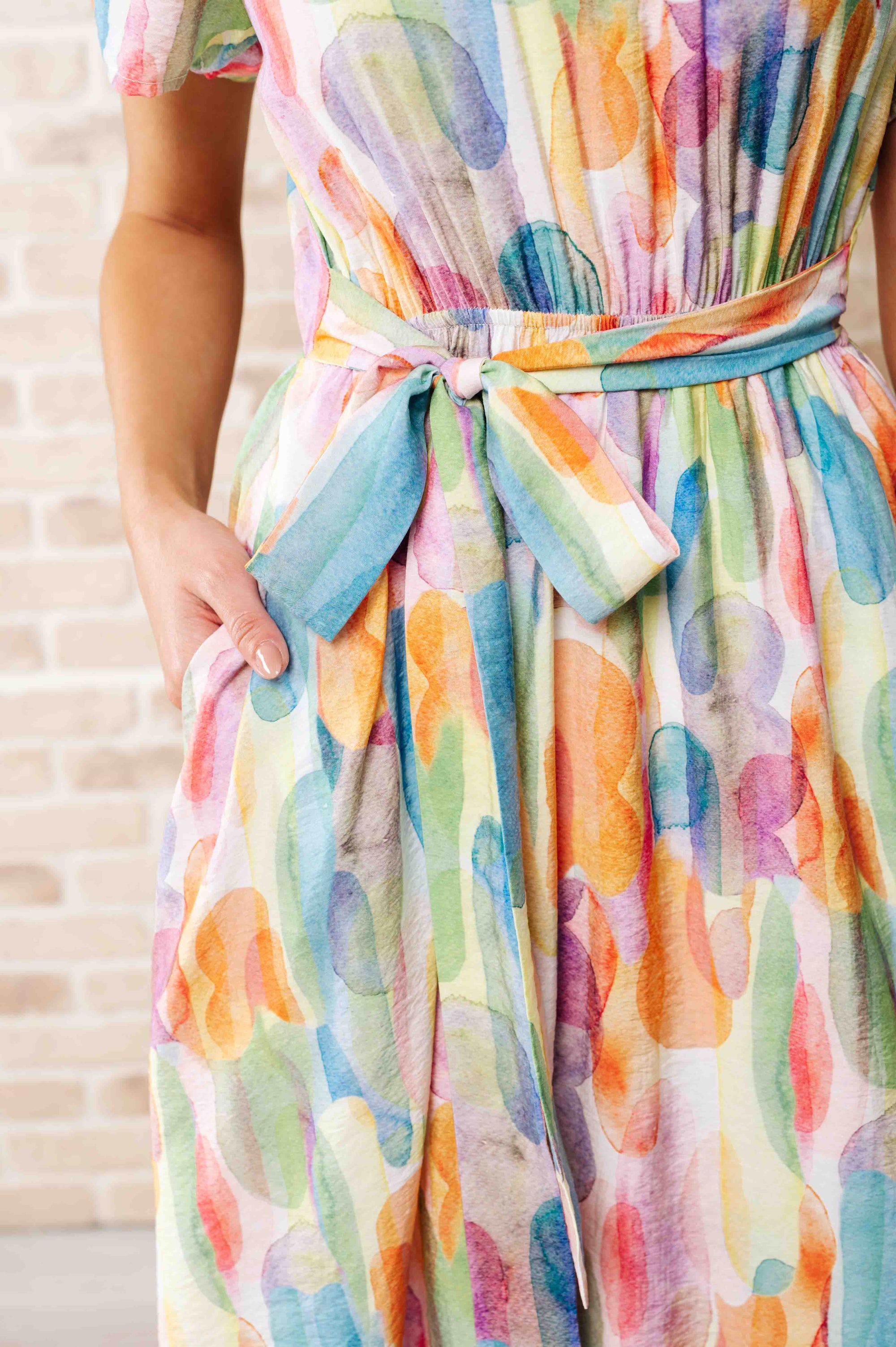 Young, Wild & Free Round Neck Dress Dresses Ave Shops 