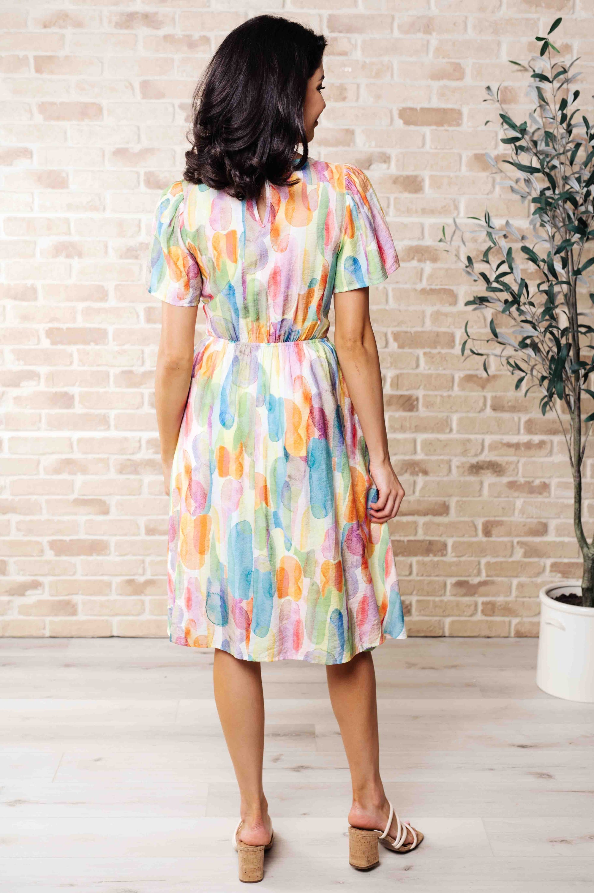 Young, Wild & Free Round Neck Dress Dresses Ave Shops 