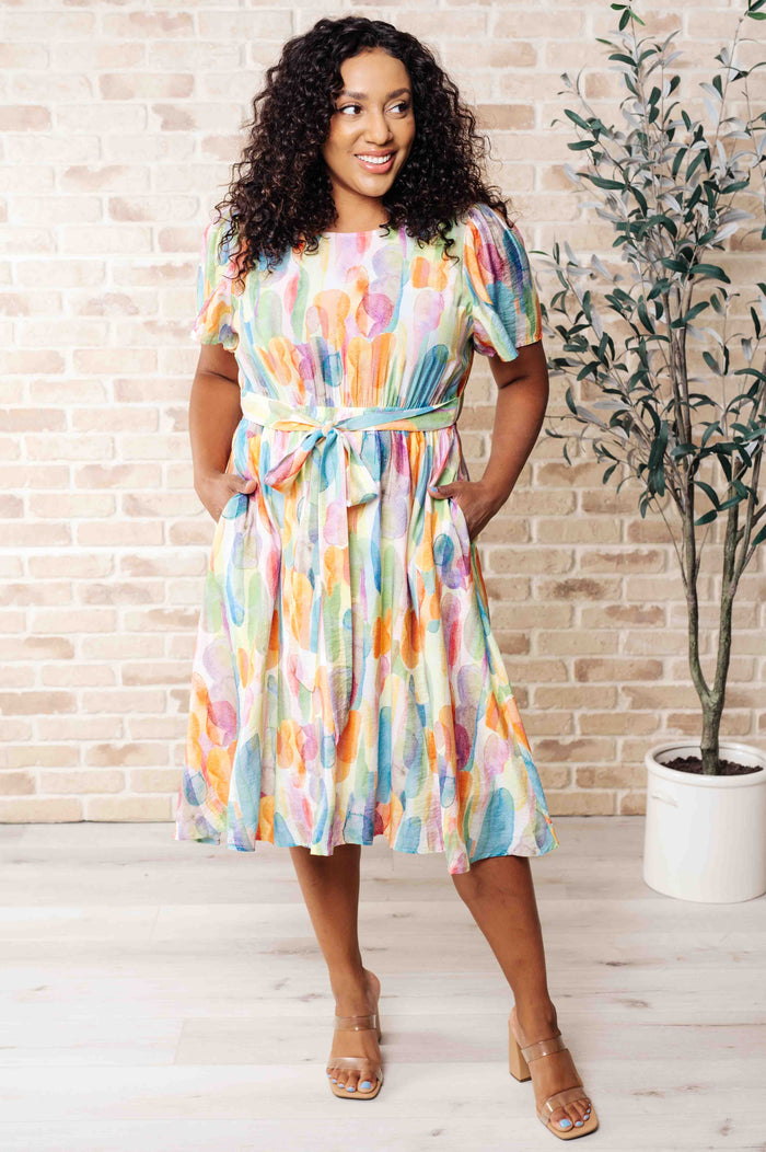 Young, Wild & Free Round Neck Dress Dresses Ave Shops 