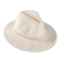 Beige Corduroy Panama Hat With Matching Band Judson & Co 