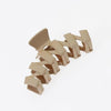 Beige Zig Zag Hair Claw Clip hair accessories Judson & Co