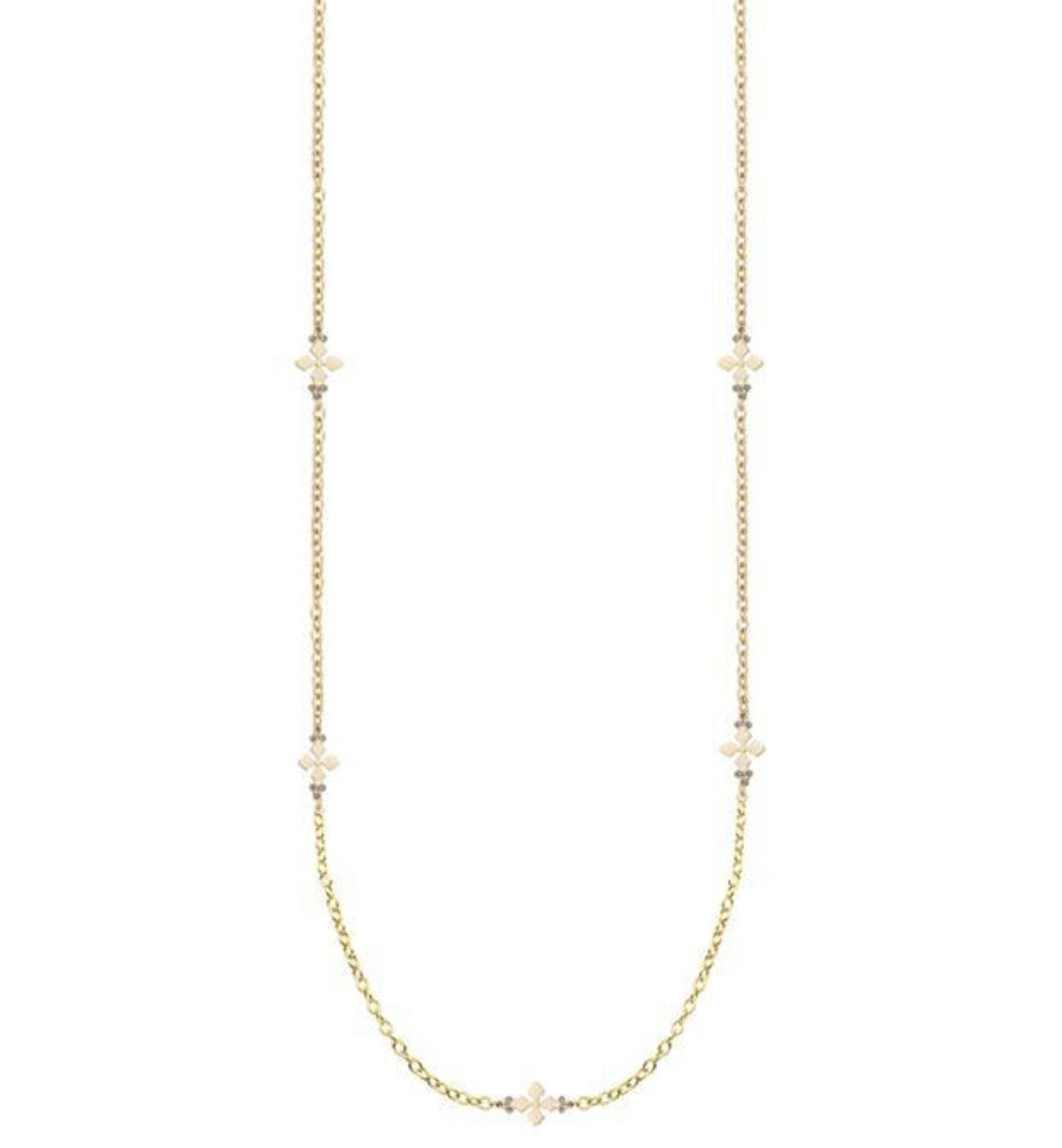 Natalie Wood Designs Believer Cross Necklace In Gold ShopLavishTX 