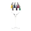 Boho Tassel Cheers Charms, Set of 6 Wine glass charms ViVi Vitello