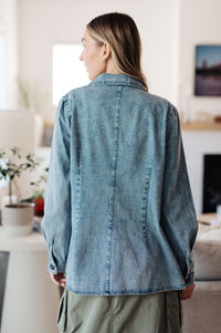 Business Brunch Denim Blazer Womens Ave Shops 