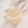 Clear Cream Hibiscus Flower Hair Claw Clip hair accessories Judson & Co