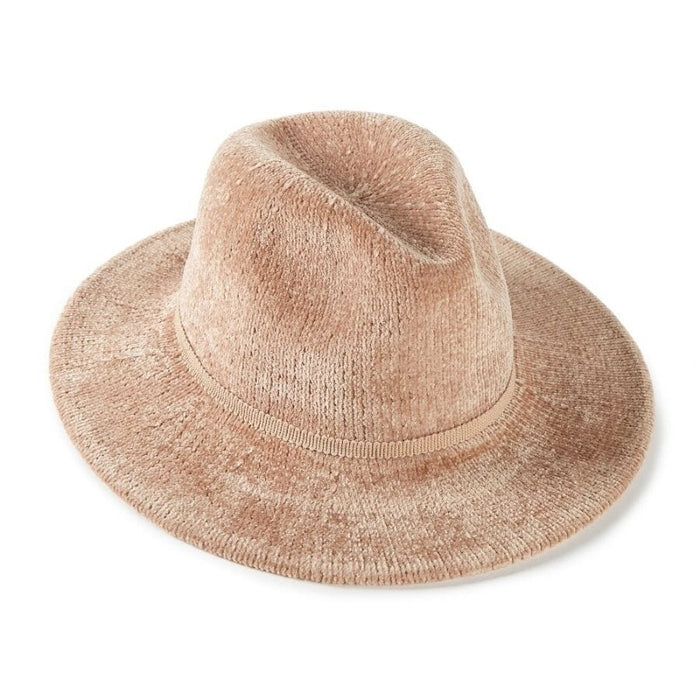 Cream Corduroy Panama Hat With Matching Band Judson & Co 