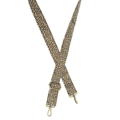 Joy Susan 1.25" Natural Cheetah Faux Guitar Strap belt Joy Susan