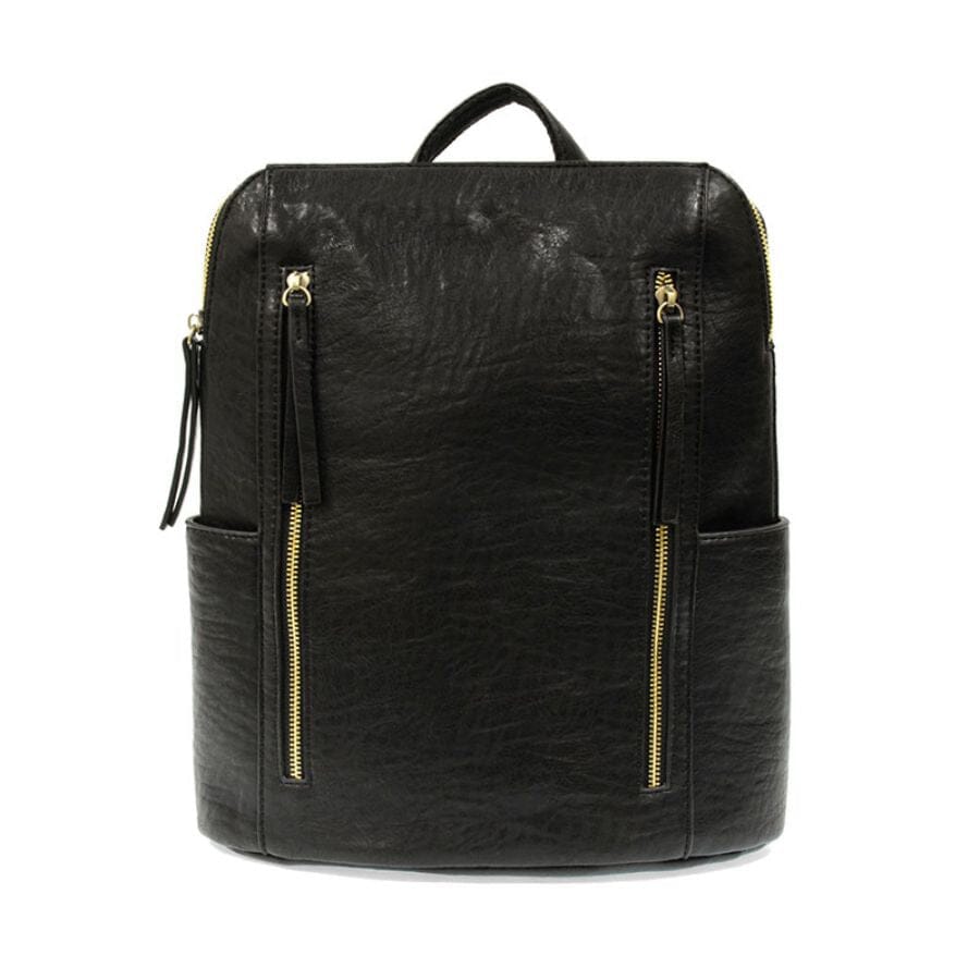 Joy Susan Black Raegan Double Zip Backpack handbags Joy Susan 