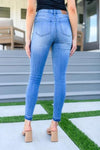 Judy Blue High Waist Release Hem Pull On Skinny Jeans Jeans Judy Blue