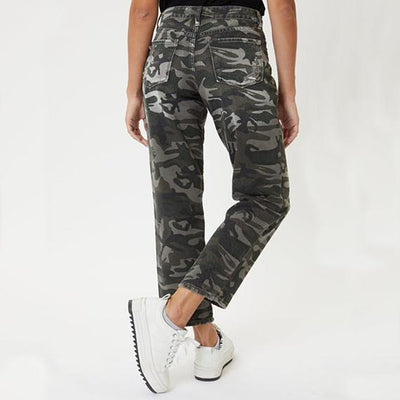 KanCan Camo Highrise Boyfriend Jean NEW
