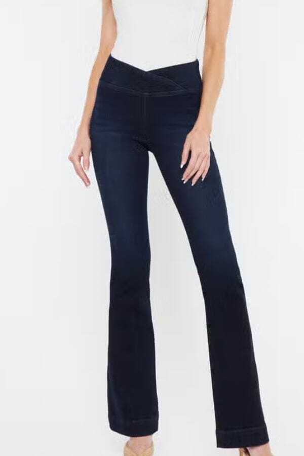 KanCan Mid Rise Pull On Bootcut Jeans Jeans KanCan 