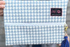 Makeup Junkie Baby Blue Hounds Tooth Bag makeup bag Makeup Junkie