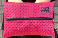 Makeup Junkie Pink Diamond Bag makeup bag Makeup Junkie 