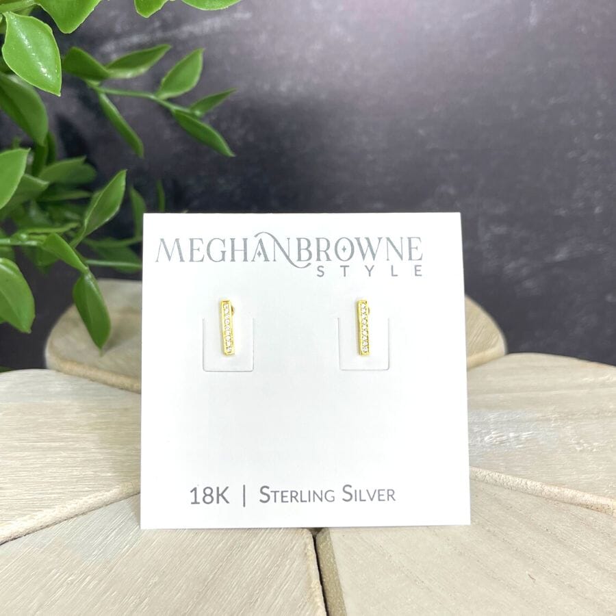 Meghan Browne 18K Sadie Gold Earrings Earrings Meghan Browne 