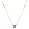 Meghan Browne Cherry Pink Quartz Necklace Necklace Meghan Browne