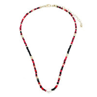 Meghan Browne Coach Red and Black Necklace Necklace Meghan Browne 