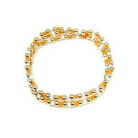 Meghan Browne Love Orange and White Bracelet Bracelets Meghan Browne 