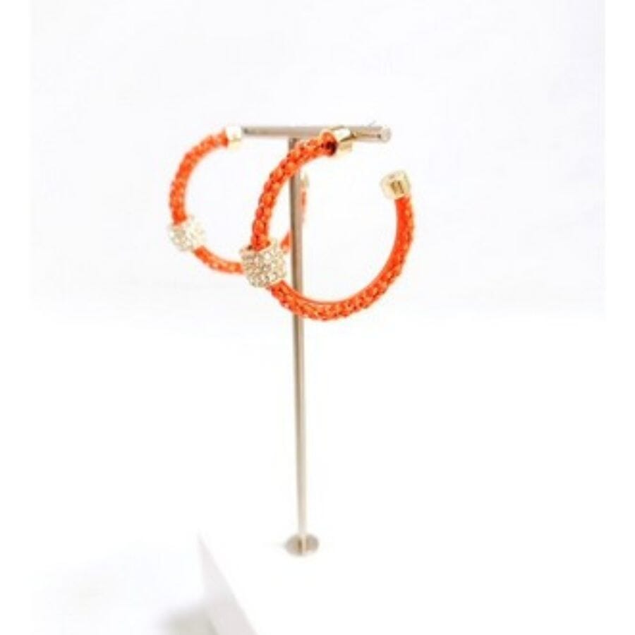 Meghan Browne Pipa Orange Earrings Earrings Meghan Browne 