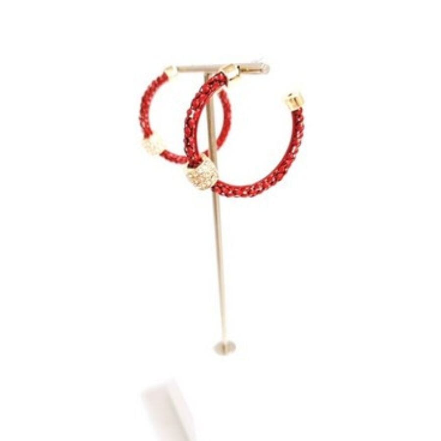 Meghan Browne Pipa Red Earrings Earrings Meghan Browne 