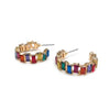 Meghan Browne Ross Dark Multi Earrings Earrings Meghan Browne
