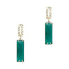 Meghan Browne Salty Emerald Earrings Earrings Meghan Browne
