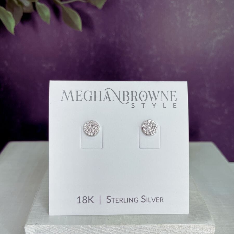 Meghan Browne Sims Silver Earrings Meghan Browne 