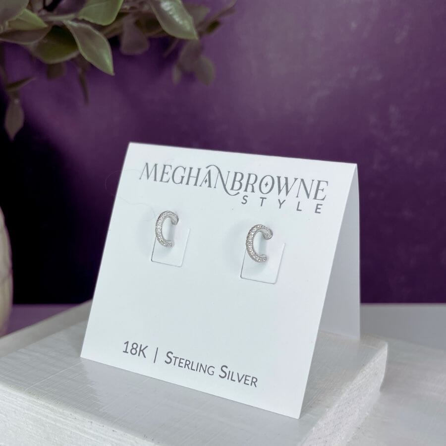Meghan Browne Sofi Silver Earrings Meghan Browne 