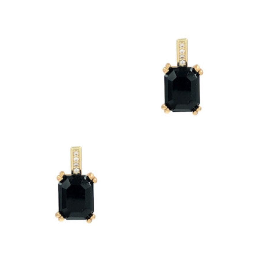 Meghan Browne Tia Jet Earrings Earrings Meghan Browne 