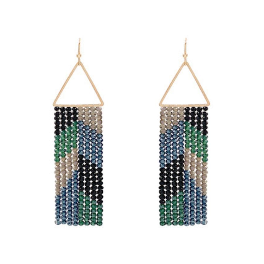 Meghan Browne Tori Navy Earrings Earrings Meghan Browne 