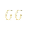 Natalie Wood Bloom Mini Hoop Earrings Gold Earrings Natalie Wood Designs