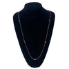 Natalie Wood Designs Believer Cross Necklace In Rose Gold Necklace Natalie Wood Designs