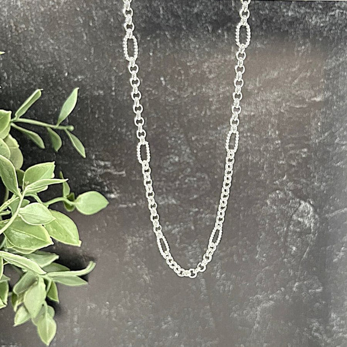 Natalie Wood Eclipse Chain Layering Necklace In Silver Necklace Natalie Wood Designs 