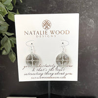 Natalie Wood Walking On Sunshine Drop Earrings In Silver Earrings Natalie Wood Designs 