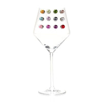 Pearl Wine Cheers Charms, Set of 12 Wine glass charms ViVi Vitello 