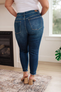 Phillipa High Rise Release Hem Slim Jeans Womens Ave Shops 