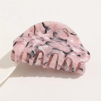 Pink Marbled Tortoise Hair Clip hair accessories Judson & Co 