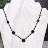 Pink Panache Black with Black Faceted Beaded Necklace Necklace PINK PANACHE