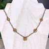 Pink Panache Golden Shadow with Champagne Faceted Beaded Necklace Necklace PINK PANACHE