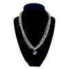 Pink Panache Silver 4 Layered Chain Necklace AB Necklace PINK PANACHE