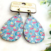Pink Panache Teardrop Flamingo Earrings PINK PANACHE
