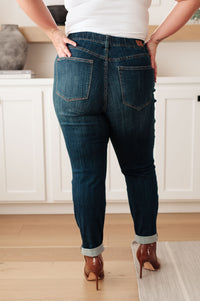 Rowena High Rise Pull On Double Cuff Slim Jeans Womens Ave Shops 