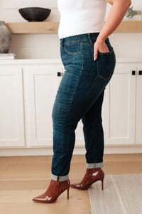 Rowena High Rise Pull On Double Cuff Slim Jeans Womens Ave Shops 
