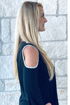 Simply Fierce Cold Shoulder Top NEW