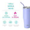 Swig Life 40oz Hydrangea Mega Mug mugs Swig