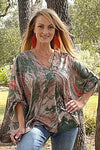 Taupe Marble Batwing Top Shirts & Tops Umgee