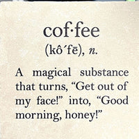 Tipsy Coasters coaster Tipsy Coasters Coffee Definition 