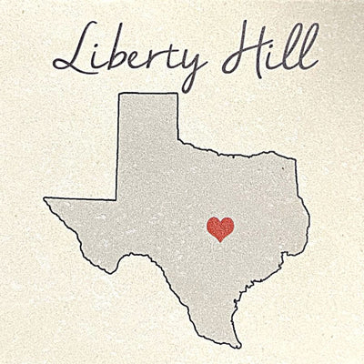 Tipsy Coasters coaster Tipsy Coasters Love Your Town - Liberty Hill