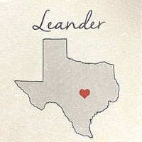 Tipsy Coasters coaster Tipsy Coasters Love Your Town - Leander 