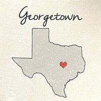 Tipsy Coasters coaster Tipsy Coasters Love Your Town - Georgetown 