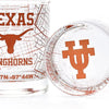 University of Texas Whiskey Glasses - Set of 2 whiskey glasses Greenline Goods